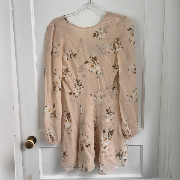 Reformation Pink Floral Feminine Romantic Mini Dress $228 Size 2 - Picture 1 of 4